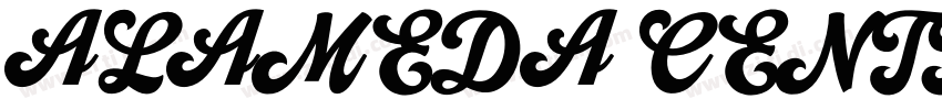 ALAMEDA CENTRAL字体转换